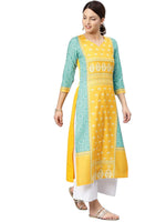 Women's Poly Crepe straight Kurta