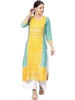 Women's Poly Crepe straight Kurta