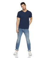 Men's Solid Regular Fit Half Sleeve Cotton T-Shirt