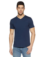 Men's Solid Regular Fit Half Sleeve Cotton T-Shirt