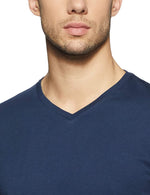 Men's Solid Regular Fit Half Sleeve Cotton T-Shirt